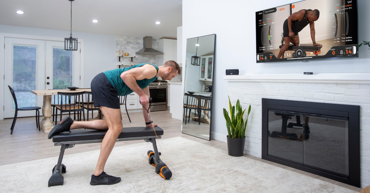 Home gym discount cable setup