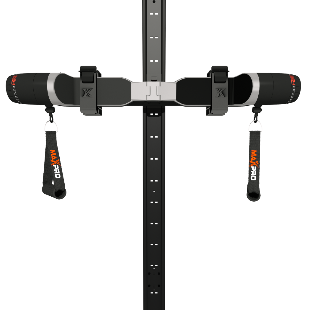 Raw Metal MAXPRO in slim line wall track on a white background