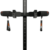 Black MAXPRO in slim line wall track on a white background