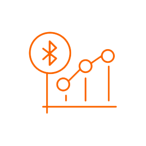 Bluetooth Tracks Workout Track workout data, history and progress.