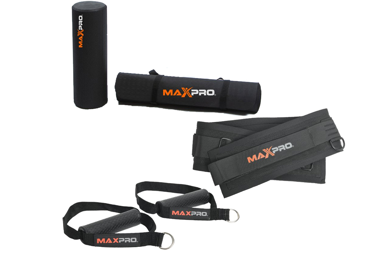 MAXPRO Smart Portable Cable Machine 5-300Lbs Resistance + Free App 